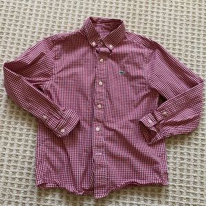 Size 7 Vineyard Vines Gingham Shirt